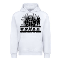 White the man from u.n.c.l.e. Urban Hoodie - linhVisuals