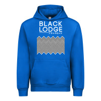 Cobalt twin peaks inspired japanese black lodge Urban Hoodie - linhVisuals