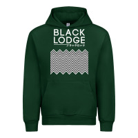 Forest Green twin peaks inspired japanese black lodge Urban Hoodie - linhVisuals