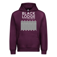 Mauve Wine twin peaks inspired japanese black lodge Urban Hoodie - linhVisuals