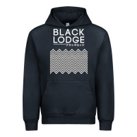 Navy twin peaks inspired japanese black lodge Urban Hoodie - linhVisuals