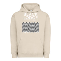 Pigment French Oak twin peaks inspired japanese black lodge Urban Hoodie - linhVisuals