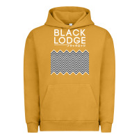 Pigment Peanut Butter twin peaks inspired japanese black lodge Urban Hoodie - linhVisuals