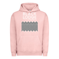 Pigment Salmon twin peaks inspired japanese black lodge Urban Hoodie - linhVisuals
