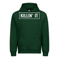 Forest Green killin' it t Urban Hoodie - linhVisuals