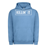 Pigment Pebble Blue killin' it t Urban Hoodie - linhVisuals