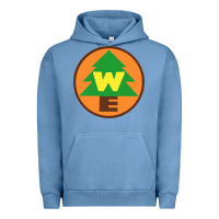 Pigment Pebble Blue wilderness explorers Urban Hoodie - linhVisuals