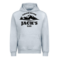 Heather Grey jacks bar virgin river Urban Hoodie - linhVisuals