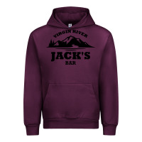 Mauve Wine jacks bar virgin river Urban Hoodie - linhVisuals