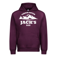 Mauve Wine jacks bar virgin river Urban Hoodie - linhVisuals