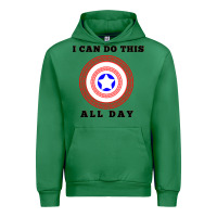 Emerald i can do this all day graphic mens & womens t shirt Urban Hoodie - linhVisuals