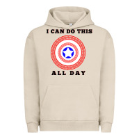 Pigment French Oak i can do this all day graphic mens & womens t shirt Urban Hoodie - linhVisuals