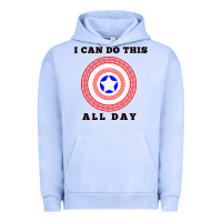 Pigment Grape Ice i can do this all day graphic mens & womens t shirt Urban Hoodie - linhVisuals