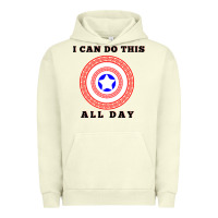 Pigment Pistachio i can do this all day graphic mens & womens t shirt Urban Hoodie - linhVisuals