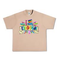 Burro I am enough Urban Heavy Tee - FaDigitalArtStudio