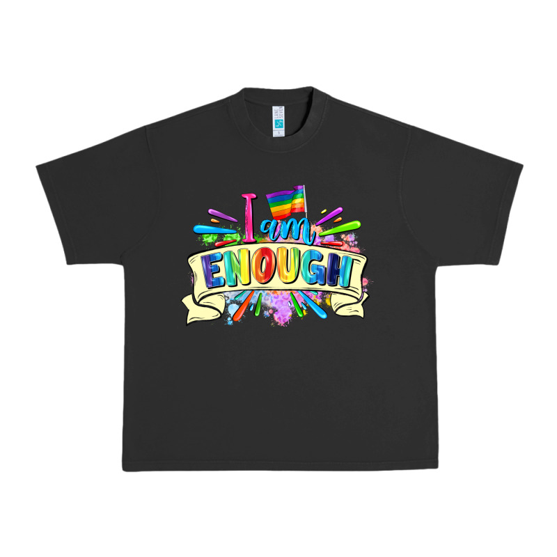 I Am Enough Urban Heavy Tee by FaDigitalArtStudio | Teevron