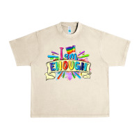 Sandshell I am enough Urban Heavy Tee - FaDigitalArtStudio