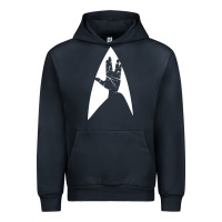 Navy live long and prosper Urban Hoodie - linhVisuals