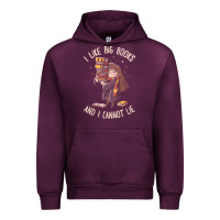 Mauve Wine i like big books Urban Hoodie - linhVisuals