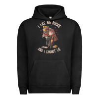 Pigment Black i like big books Urban Hoodie - linhVisuals