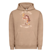 Pigment Burro i like big books Urban Hoodie - linhVisuals