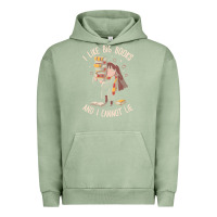 Pigment Oil Green i like big books Urban Hoodie - linhVisuals