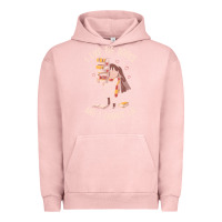 Pigment Salmon i like big books Urban Hoodie - linhVisuals