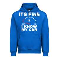 Cobalt Empty gas gauge it’s fine i know my car low fuel joke Urban Hoodie - linhVisuals