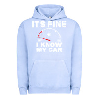 Pigment Grape Ice Empty gas gauge it’s fine i know my car low fuel joke Urban Hoodie - linhVisuals