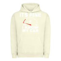 Pigment Pistachio Empty gas gauge it’s fine i know my car low fuel joke Urban Hoodie - linhVisuals