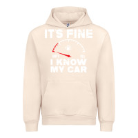 Sandshell Empty gas gauge it’s fine i know my car low fuel joke Urban Hoodie - linhVisuals