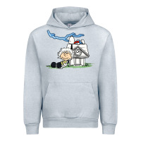 Heather Grey back to the peanuts Urban Hoodie - linhVisuals
