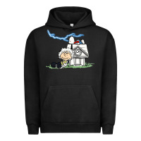 Pigment Black back to the peanuts Urban Hoodie - linhVisuals