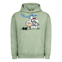 Pigment Oil Green back to the peanuts Urban Hoodie - linhVisuals