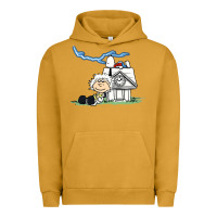 Pigment Peanut Butter back to the peanuts Urban Hoodie - linhVisuals