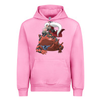 Fuchsia Pink jiraiya gamabunta Urban Hoodie - linhVisuals
