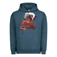 Pigment Midnight Navy jiraiya gamabunta Urban Hoodie - linhVisuals