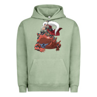 Pigment Oil Green jiraiya gamabunta Urban Hoodie - linhVisuals