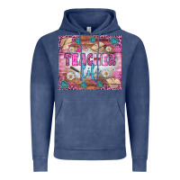 Vintage Denim teacher life tumbler Vintage Hoodie - BundleAndBundleShop