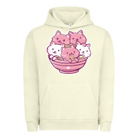 Pigment Pistachio kawaii cat ramen   cute gift Urban Hoodie - linhVisuals