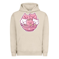 Pigment French Oak kawaii cat ramen   cute gift Urban Hoodie - linhVisuals