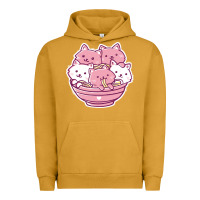 Pigment Peanut Butter kawaii cat ramen   cute gift Urban Hoodie - linhVisuals