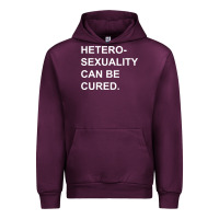 Mauve Wine newheterosexuality can be cured Urban Hoodie - linhVisuals