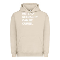 Pigment French Oak newheterosexuality can be cured Urban Hoodie - linhVisuals