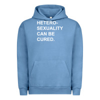 Pigment Pebble Blue newheterosexuality can be cured Urban Hoodie - linhVisuals
