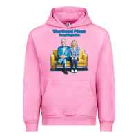 Fuchsia Pink the good place Urban Hoodie - linhVisuals