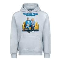Heather Grey the good place Urban Hoodie - linhVisuals