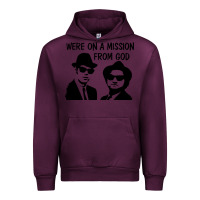 Mauve Wine Elwood & Jake Urban Hoodie - linhVisuals