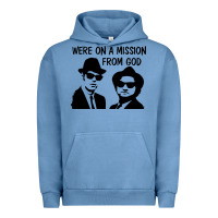 Pigment Pebble Blue Elwood & Jake Urban Hoodie - linhVisuals
