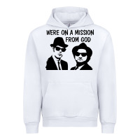 White Elwood & Jake Urban Hoodie - linhVisuals